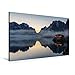 Produktbild Premium Textil-Leinwand 90 x 60 cm Quer-Format Lofoten - From Dusk Till Dawn | Wandbild, HD-Bild auf Keilrahmen, Fertigbild auf hochwertigem Vlies, Leinwanddruck von Ulrich Schön