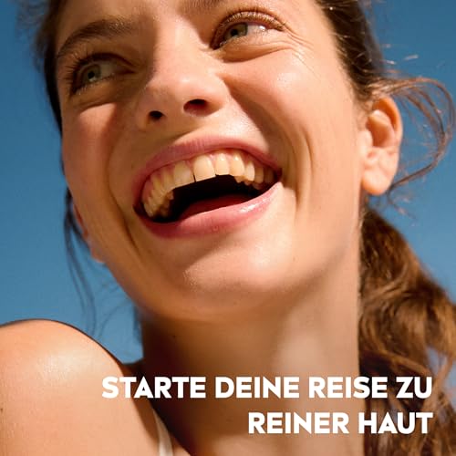 NIVEA Derma Skin Clear Rebalance & Clear Serum, Gesichtspflege für ein sichtbar verbessertes Hautbild, feuchtigkeitsspendendes Hyaluron Serum mit Niacinamid (30 ml)