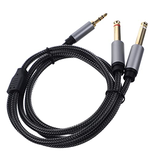 Cable divisor de audio estéreo Uonlytech con conector doble para sistemas de sonido y altavoces 4