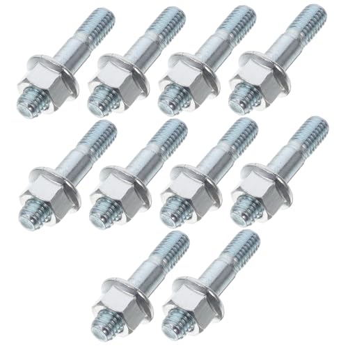 TOYANDONA 10ensembles Vis Et Boulons De Fixation Pour Chaîne De Tronçonneuse De Vis à Double Extrémité Adapté Aux Guides-chaînes Remplacement Métallique Pour De Tronçonneuse