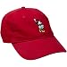 Disney Women's Minnie Mouse Washed Baseball Cap, Adjustable With Slide, Minnie Red, One Size