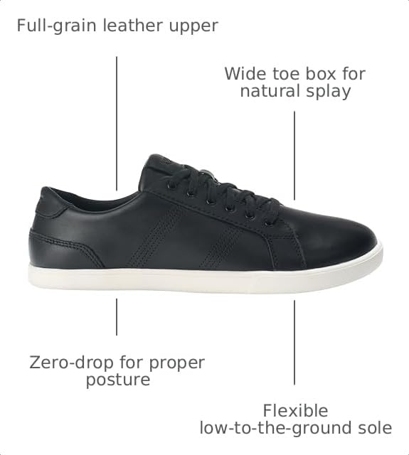 Image of Xero Shoes Men's Dillon Leather Barefoot Classic Sneaker