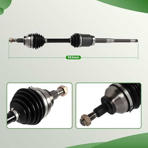 Yunnergo Front CV Axle Shaft Assembly Compatible with Escape 1.5L 1.6L 2.0L 2.5L 2013-2019 MKZ 2.0L 2013 Right Passenger Side Replace 66-2285 NCV11090 by Yunnergo - Image 3