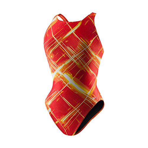 Speedo Women's Solar Strobe Recordbreaker Performance One Piece Swimsuit
