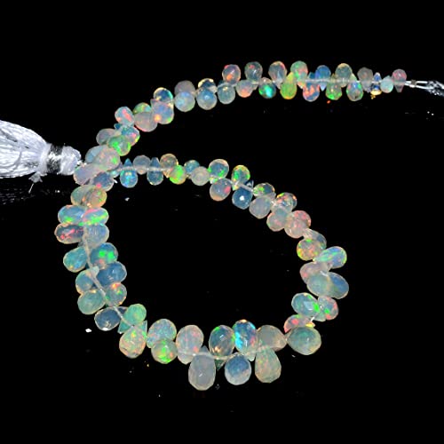 Perles d'opale Welo naturelle éthiopienne pour confectionner un collier artisanal unique