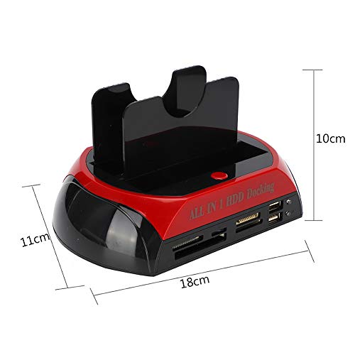Estación Dock SATA IDE con Lector de Tarjetas USB 2.0 miniatura 6