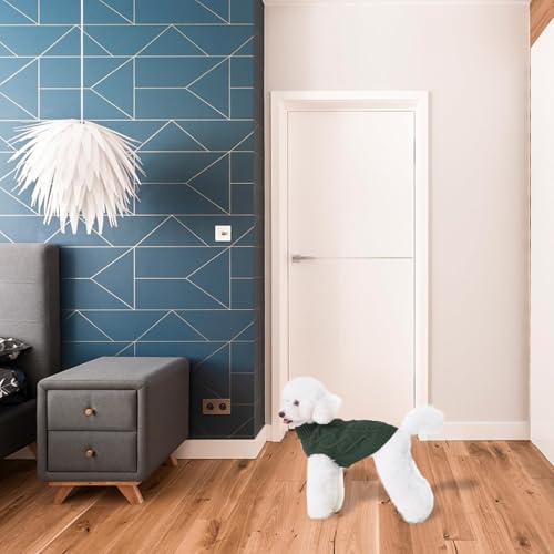 Image of BINGPET Dog Sweater for Small Dogs, Turtleneck Knitted Clothes
