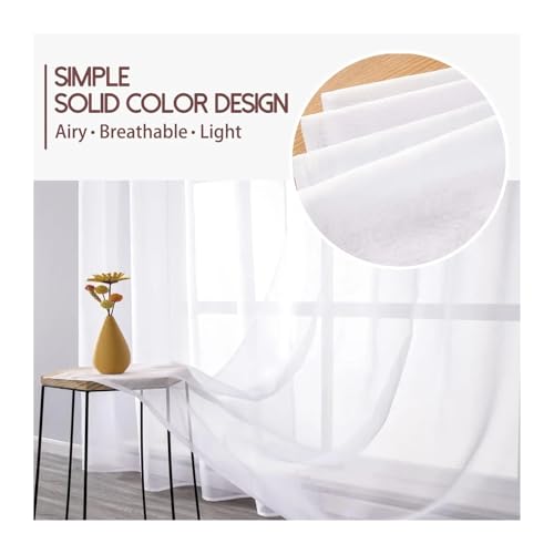 Rideau lin blanc de finition supérieure à œillets thermiques 140x122 - 5