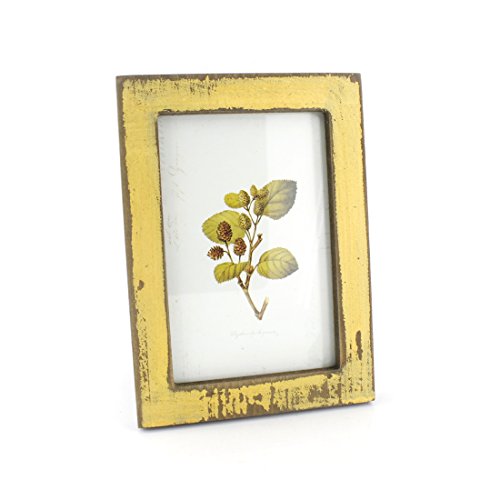 Zhenzan Frames 4X6 Inches Simple Rectangular Desktop Family Picture Photo Frame (Yellow) #TOP1