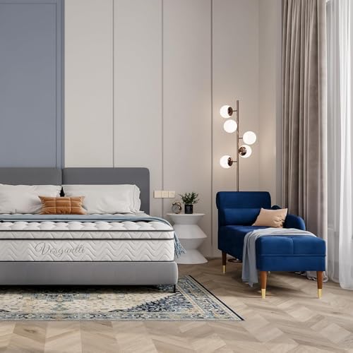 Vesgantti Velvet Chaiselongue, Indoor Lounge Sofa mit linker Armlehne und Lendenkissen, Recamiere für Wohnzimmer, Schlafzimmer und Büro, Samt Loungesessel 149.5 x 54 x 76CM