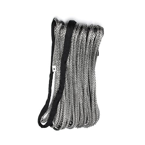 Cable de recuperación gris para rescate de coches atascados en barro