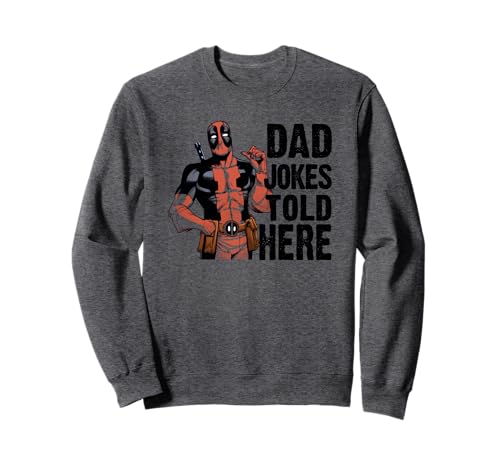 Marvel Deadpool Father's Day Dad Jokes Told Here Sudadera