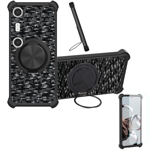 �Ή� Xreal Beam Pro �P�[�X Phone Case [1�� 9H+�d�x���� �K���X�t�B����][360°��]���X�^���h�A�}�O�l�b�g��]CX-11-HEI