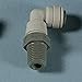1/2" Tube OD x 1/2" MNPTF Super Speedfit Male Swivel Elbow Tube Fitting