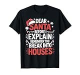 Funny Christmas Humor Xmas Pajama for Men Women Kids T-Shirt
