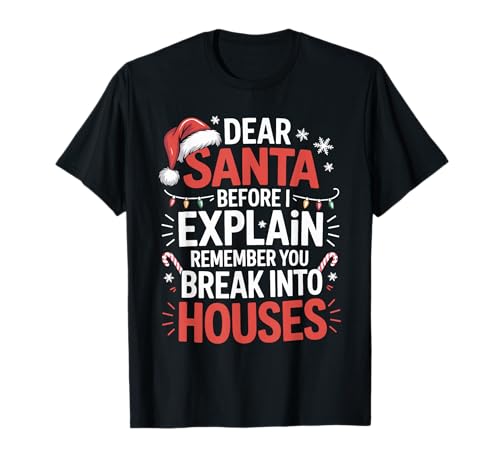 Funny Christmas Humor Xmas Pajama for Men Women Kids T-Shirt