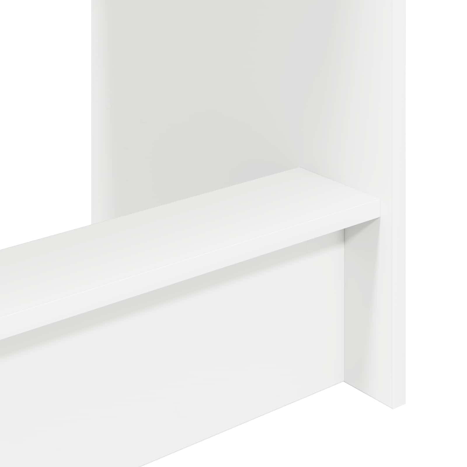 Scrivania da letto, in legno, 100 x 45 x 75 cm, postazione di lavoro compatta per casa, studio e studio, con piano di scrittura per computer portatile, monitor e documenti