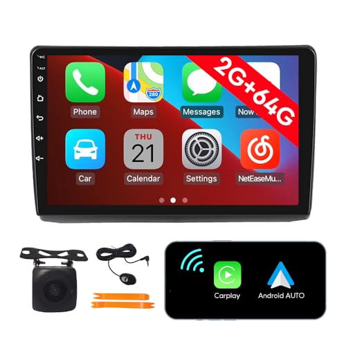 [2G 64G] Android Car Stereo FM Radio Carplay Android Auto 10.1