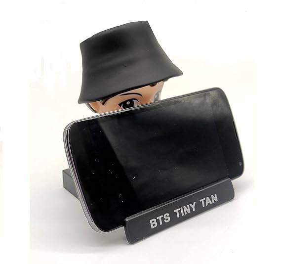 Image of Super Hero BTS-Jungkook Rubber Action Figure Limited Edition Bobblehead with Mobile Holder for Car Dashboard, Office Desk & Study Table,15 X 10 cm
