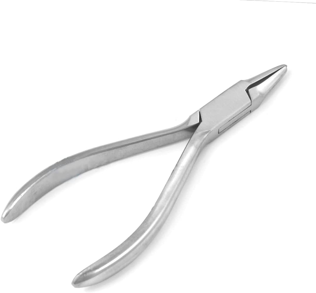 OdontoMed2011 Ortho Plier Peeso Collar Pliers Dental Instruments Stainless Steel Orthodontic Pliers Flat Tip Straight Mirror Polish Finish