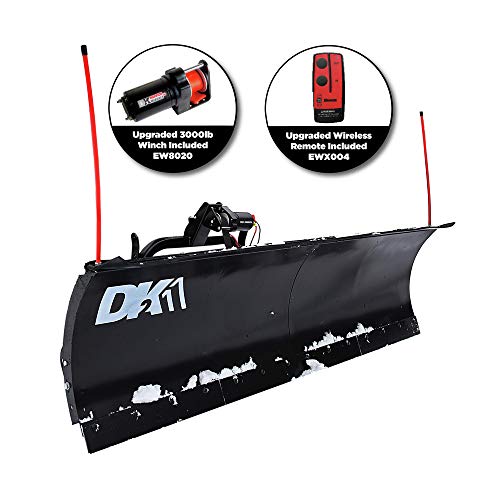 Dk2 AVAL8422 Universal 84-Inch X 22-Inch Hitch-Mounted Winch-Driven Snowplow Kit thumb #2