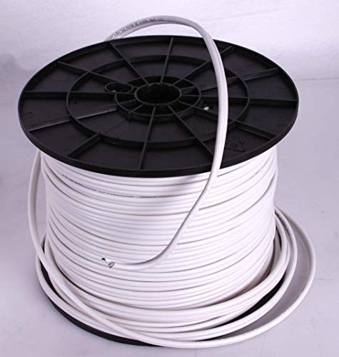 Five Star Cable 500 ft. RG59 Siamese CCTV Combo Coaxial Cable - 20AWG RG59 Video + 18/2 18AWG Power for Surviellance Security System (500 Ft, White) by Five Star - Image 3