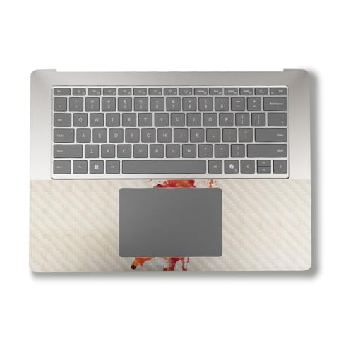Image of Carbon Fiber Laptop Skin Compatible with Alienware X16 R2 (2024) - Vulpes Fox - Premium 3M Vinyl Protective Wrap Decal Cover - Easy to Apply | Crafted in The USA by MightySkins