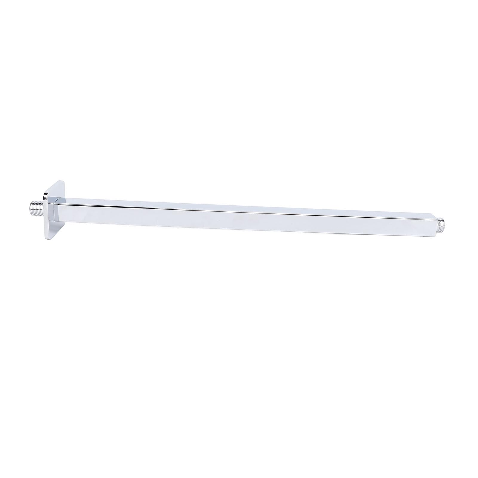 Sufitowe ramię prysznicowe, kwadratowa głowica prysznicowa ze stali nierdzewnej, proste ramię, ukryta konstrukcja rury do łazienki, nowoczesna, trwała i (61 cm)