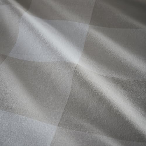 Housse de couette coton brossé Glenmore contre le froid nocturne sans transpirer