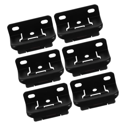 TOPPERFUN 6piezas Bisagras De Gabinete Semi-ocultas Cierre Automático Para Autocaravanas y Gabinetes Repuestos De De Rv De Alta Resistencia