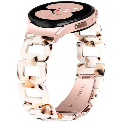 �����o���h Samsung Galaxy Watch 6 5 4mm 40mm/Watch 5 Pro�o���h 45mm/Galaxy Watch 6 Classic 43mm 47mm�ɑΉ� �ʋC���̂���V�[�����X�w�b�h�o���h �j�����p, 20mm, ����