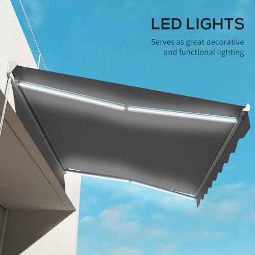 Outsunny US840-268V80CG0131 13' X 10' Electric Awning thumb #6