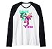 Hai vs Dinosaurier Trex Boxhandschuhe Kinder Jungen Geschenk Raglan