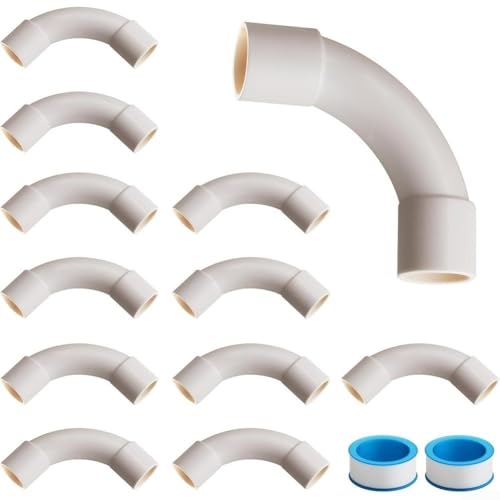 Accesorios de conducto de PVC con cinta de sellado para tubos de codo eléctricos de 100 mm 2