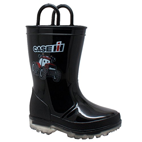 Image of Case IH Toddler's PVC Boot with Light- 8, M, CI-5008-M080 Black