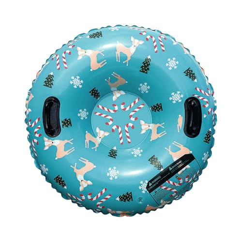Boyas De Nieve | Equipo Ligero De Deslizamiento Con Dibujo Reno - Equipo De Trineo De Nieve Para Hombres Mujeres Amigos Apasionados Vacaciones De Navidad Deportes Al Aire Libre