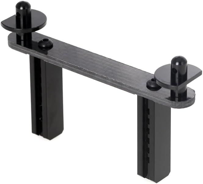 LCX 1/10th RC Crawler Car Aluminum & Carbon Fibre Front Body Post Mount for TRX4 TRX6, Upgrades Parts Accessories