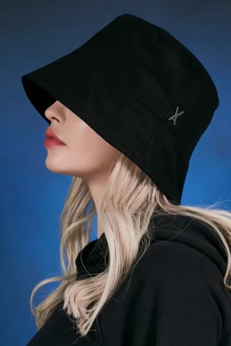 Image of VARZAR Official Store /Stud Drop Over fit Bucket hat / 6colors Unisex Deeper Small face Effect UV Protection hat