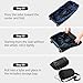 Bagenerous 110L/140L Expandable Soft-Sided Foldable Duffle Bag with 2 Rubber Wheels,Packable 32” Rolling Carry-On with Multi-Pockets & Compartments,Navy Blue