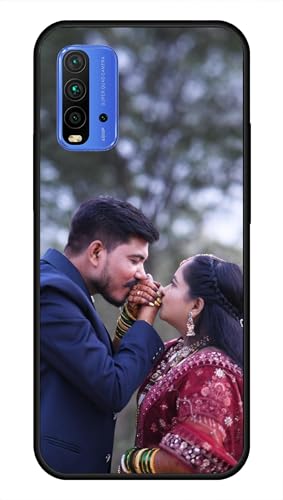 Image of NDCOM for Customised Redmi 9 Power Back Cover | Durable Redmi 9 Power Phone Case | DIY Personalised Photo Design | Customized Gift Custom Text Name Printed Metal Case