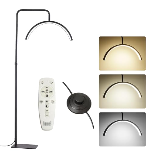 duowelly 48w Lampada Mezza Luna Estetica con Comando a Pedale,Lampada Extension Ciglia...