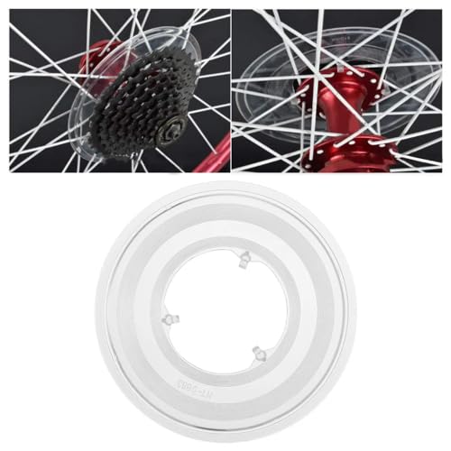 YehVeh 3 Pack Bike Spoke Protector Flywheel Spokes Guard Plastic Cover for Bicycle Rear Wheel 54mm Cassette Hub Montain Road Bikes Cycling Accessories Parts - Thumbnail 2