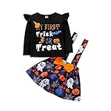 ✿ Ropa de bebé para niñas, camiseta de manga larga, pantalón de Halloween, ropa de bebé, conjunto con cinta para la cabeza, conjunto de ropa para bebé, niña, conjunto de body para bebé, mono para recién nacidos, sudadera con capucha, conjunto de ropa de bebé, ropa de manga corta, disfraz de fiesta de cumpleaños, tutú y falda, disfraz para sesión de fotos, disfraz de tul, vestido de fiesta, pijama, bodysuit 