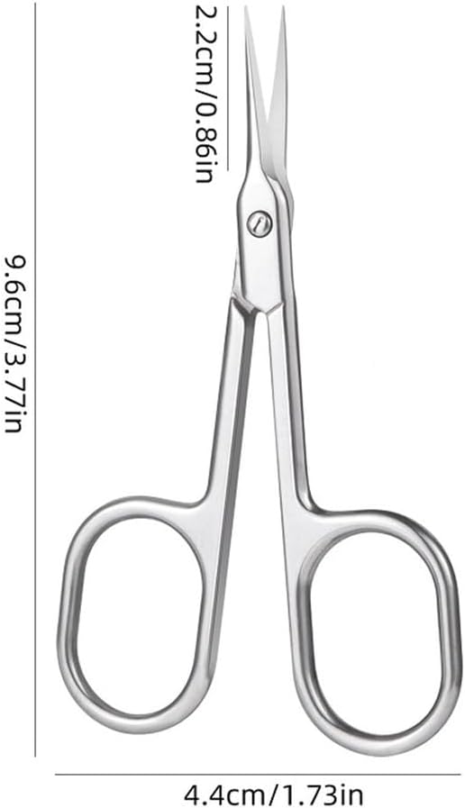 Cuticle Scissors Extra Fine Cuticle Trimmer for Manicure and Pedicure Curve Blade Precise Pointed Tip Grooming Kit for Nail Art,Black,h