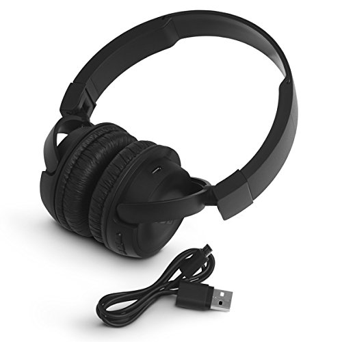 Image of JBL (Refurbished) T460BT Extra Bass Wireless On-Ear Headphones with Mic (Black)