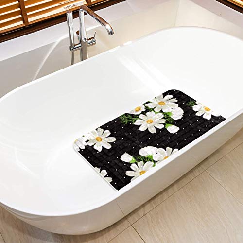 Tapis de bain antidérapant Bennigiry long pour douche et baignoire - 6