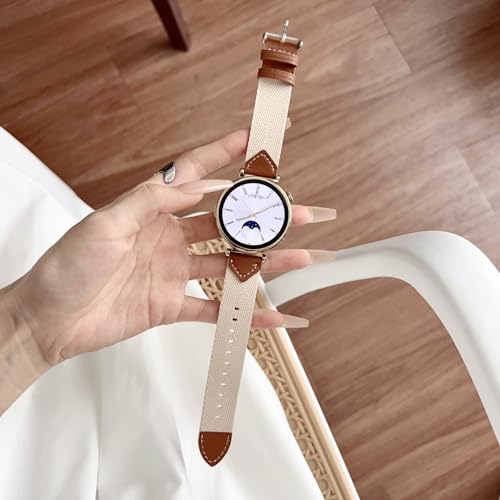 Pulseiras de nylon compatíveis com Huawei Watch GT 5 Pro 42 mm, pulseiras elásticas ajustáveis de co