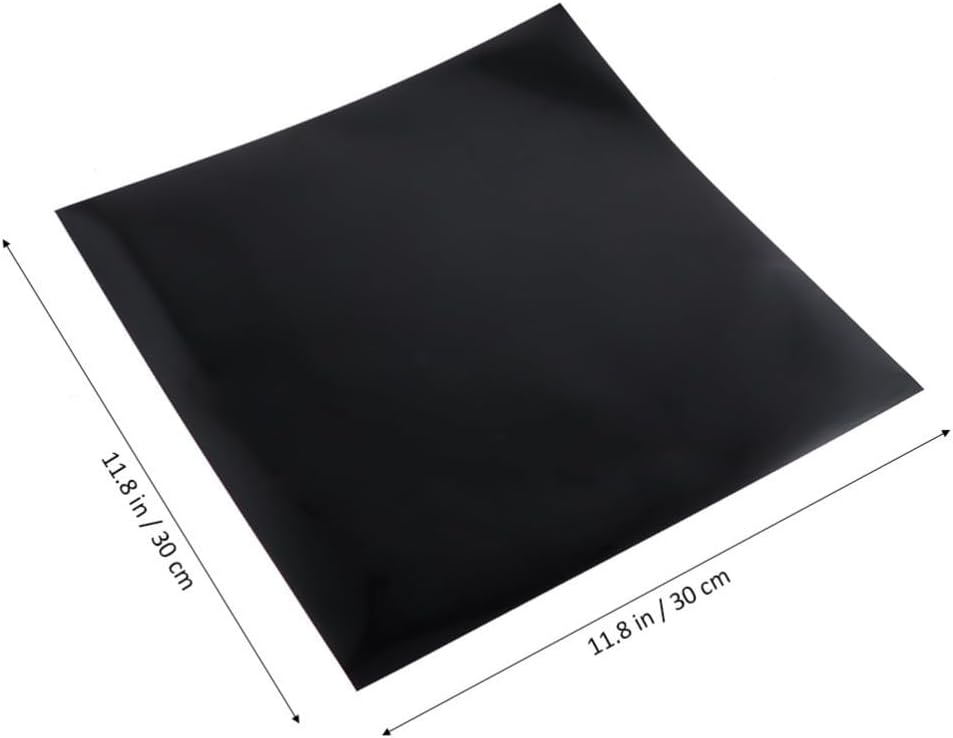 2pcs PU Heat Transfer Vinyl for Bags and Aprons, Black White