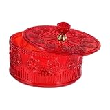 Healifty Caja De Almacenamiento De Tarros De Joyería Pequeñas Cajas De Golosinas Recipiente De Pequeño Tarro De Dulces Organizador De Dulces Pet Red