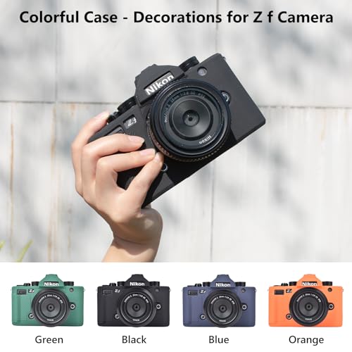 Funda de silicona MUZIRI KINOKOO para cámara Nikon Zf negra miniatura 7